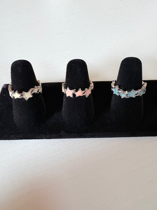 adjustable star toe rings